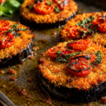 crispy parmesan eggplant rounds