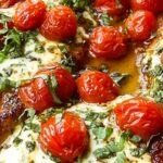 garlic butter chicken with cherry tomatoes