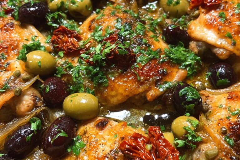 mediterranean olive chicken