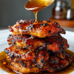 sticky honey garlic chicken