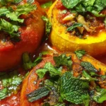 stuffed round zucchini