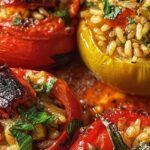 stuffed tomatoes and peppers