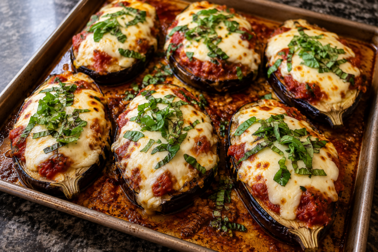 eggplant parmesan boats