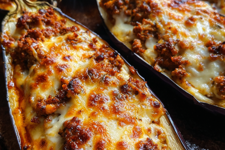 stuffed eggplant boats