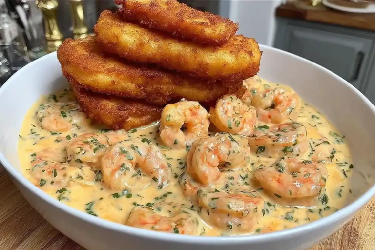 Creamy Cajun Shrimp Fish