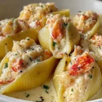 Creamy Lobster Stuffed Shells