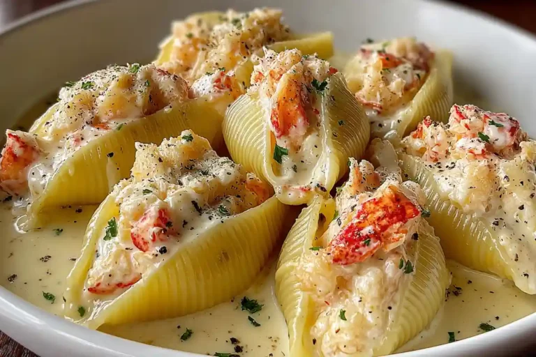 Creamy Lobster Stuffed Shells