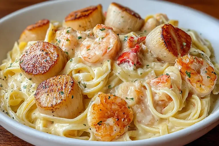 Creamy Seafood Alfredo