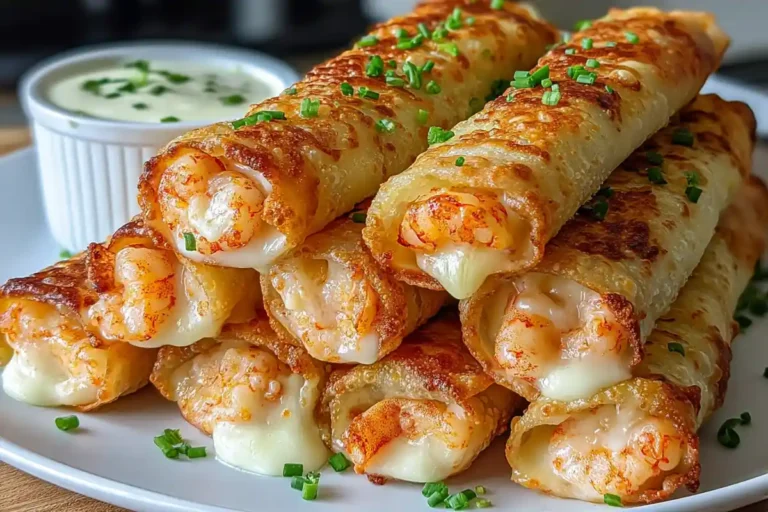 40-Minute Crispy Cheesy Shrimp Rolls: Irresistibly Crunchy! 2 Crispy Cheesy Shrimp Rolls