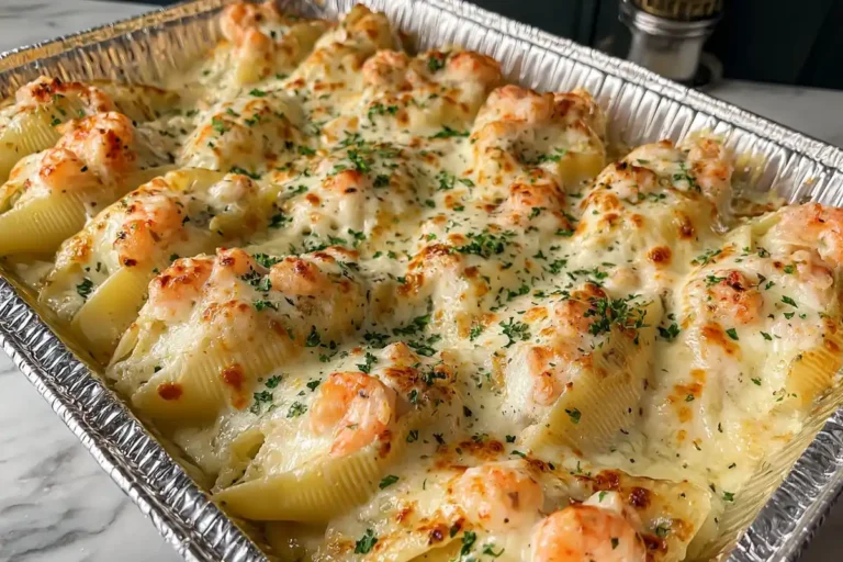 Garlic Shrimp Stuffed Shells