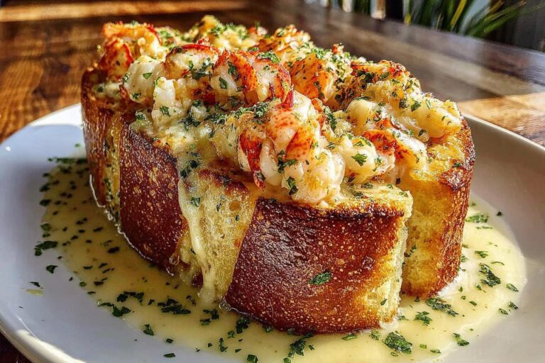 Lobster Garlic Bread Bake