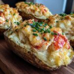 Decadent Lobster Twice Baked Potatoes in 4 Easy Steps 3 Lobster Twice Baked Potatoes