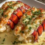 Parmesan Stuffed Lobster Tails