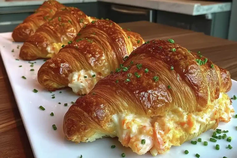 Shrimp Stuffed Croissants