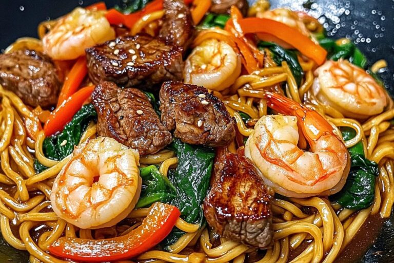 Steak Shrimp Lo Mein