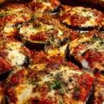 cheesy eggplant parmesan rounds