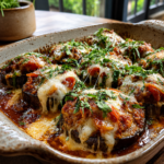 garlic parmesan roasted eggplant